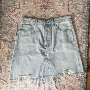 FREE PEOPLE PERFECT DENIM SKIRT